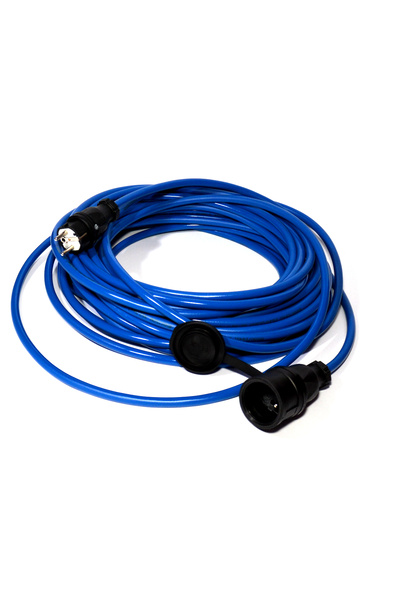 NO BRAND Cablu prelungitor electric, 1 priză, albastru, H07BQ-F, 3G2.5, cauci...