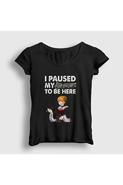 Presmono Women's Black Beatrice Umineko When They Cry T-Shirt 611672Tt