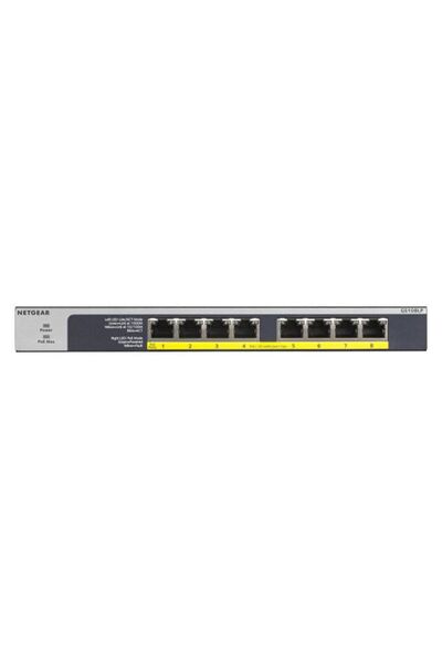 NETGEAR Switch FLEX neadministrat cu 8 porturi, GS108LP-100EUS