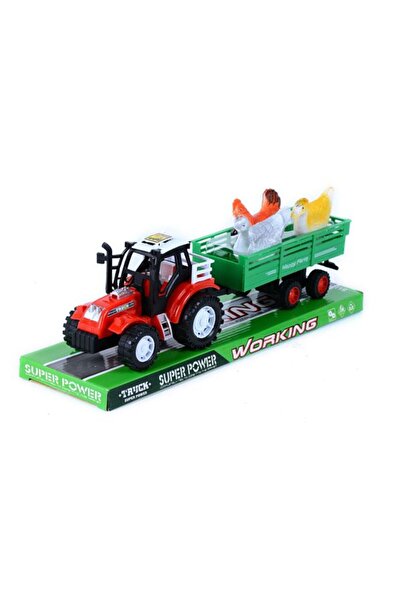 PlayFun Farm Tractor - Toy for Children, Realistic Design, Guaranteed