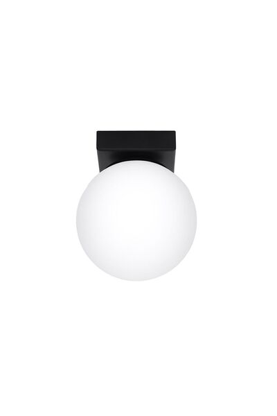 SOLLUX Lampă de tavan YOLI 1 neagră