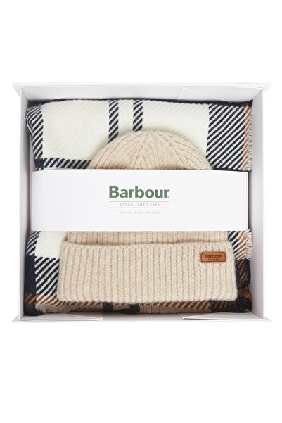 Barbour طقم وشاح وقبعة للجنسين LGS0094BR52
