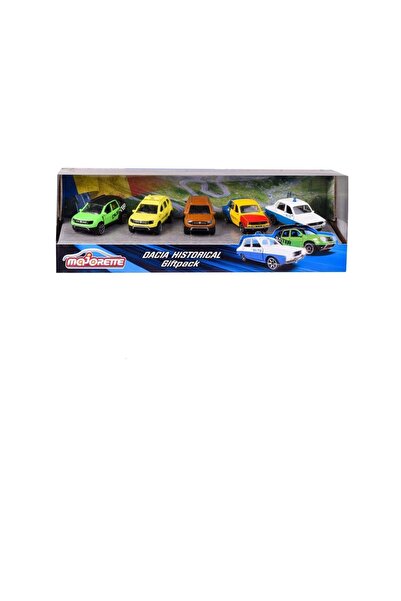 Simba Set Majorette de 5 mașini metalice Dacia