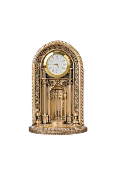 Generic Brand Masjid An Nabawi Mimbar Ornament with Quartz Clock – Gold Finis...