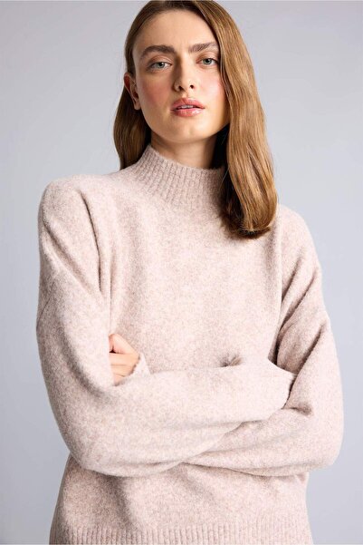 DeFacto Relax Fit Half Turtleneck Knitwear Sweater F5331Ax26Wn
