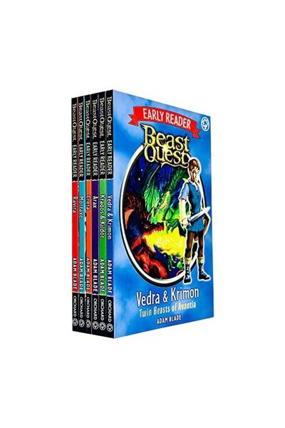 Generic (Unbranded) Beast Quest Early Reader 6 Books Collection Set, Adam Blade