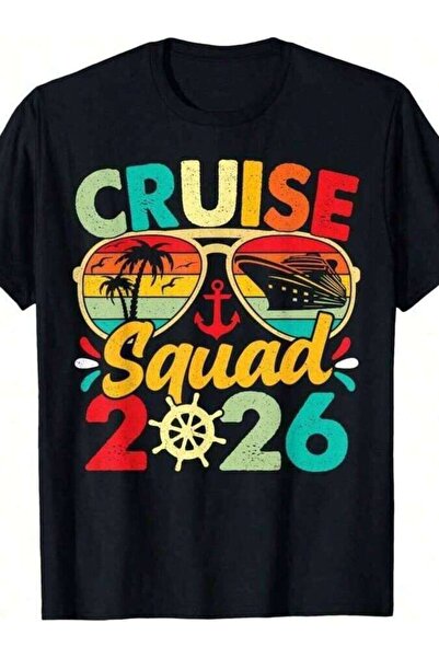 21JNRY Cruise 2026 Summer Vacation Vintage Matching Family-Shirt