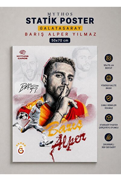 Mythos Cards MYTHOS Statik Poster Galatarasay Barış Alper Yılmaz 50x70 cm
