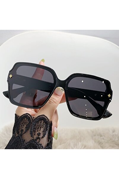 Choice3 black Fashion Square Frame Sunglasses for Women Luxury UV Protection ...