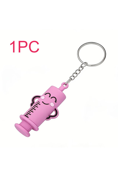 Choice1 1Pc Multi-Purpose Syringe-Shaped Keychain, Nurses' Day Gift, Ampoule ...