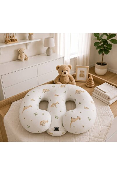 AHSEN TASARIM Twin Baby Breastfeeding Pillow, Breastfeeding Pillow, Feeding P...