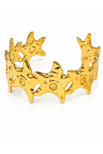BELLA CİAO Gold-Tone Cuff Bracelet – Design 8