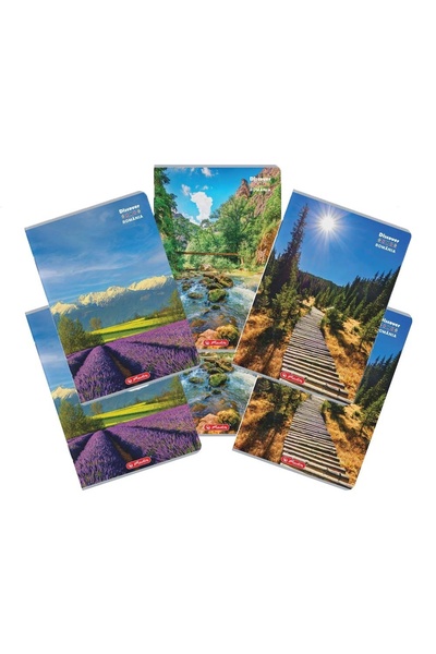Herlitz Caiet A4 100 file, hartie 70g/mp FSC mix, patratele, Romania, diverse...