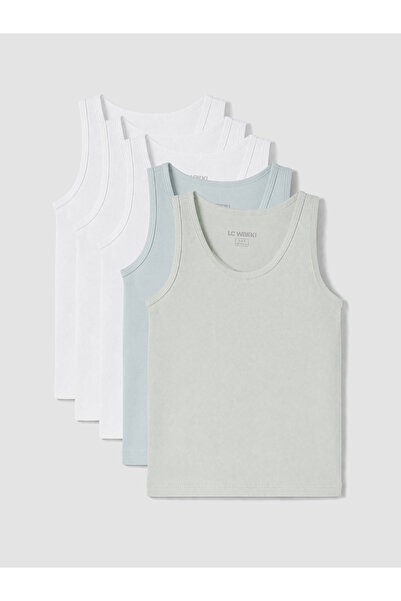 LC Waikiki Crew Neck Boys' Vest 5 Pack