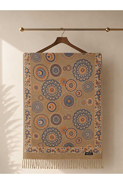 tomrisboutique شال كشمير فاخر للكتف مقاس 70 × 200 سم