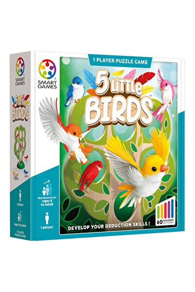 Smart Games Joc de logică, 5 păsări mici, Jocuri inteligente