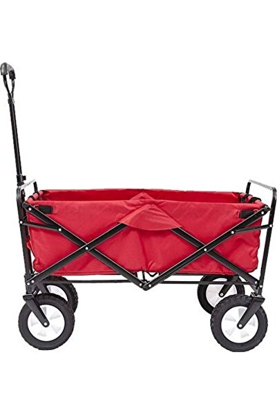 Generic Foldable Heavy Duty Outdoor Trolley Utility Transport Cart 80kg (Red)...