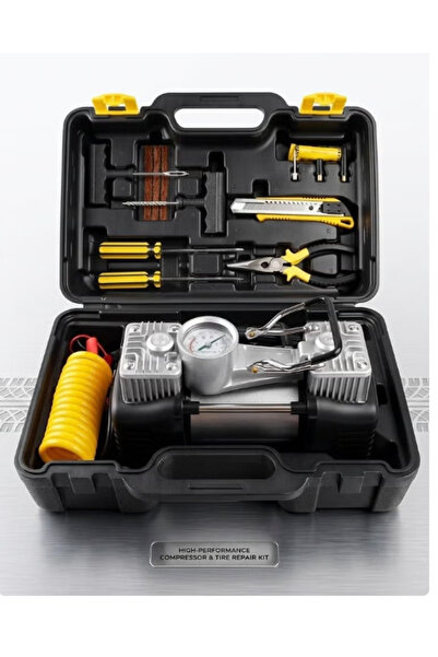GENERAL Portable Air Compressor Tire Inflator Portable Corded Air Pump Dc12V ...