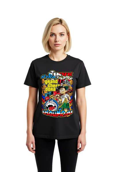 PayBuy Women's Comedy Parody Printed Short Sleeve T-Shirt Playful Graphic Des...