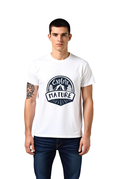 PayBuy Explore Nature Adventure Design Printed Men's T-Shirt