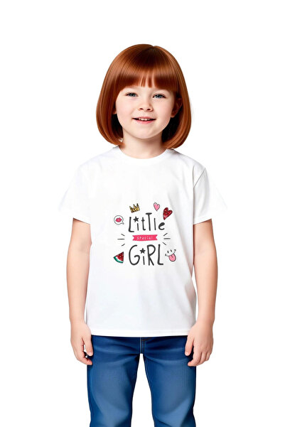 PayBuy Children's T-Shirt Nostalgic Drawing Print Girl's Special Design Relax...
