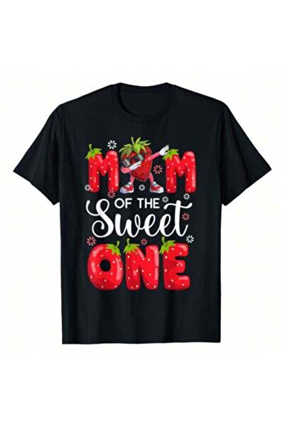 LİNA06 قميص Mom Of The Sweet One Dabbing Valentines بتصميم الفراولة، 220 جرام...