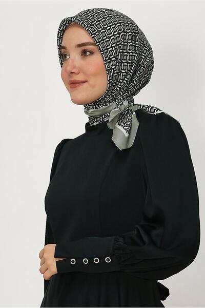 Alvina Patterned Floş Eşarp 8655