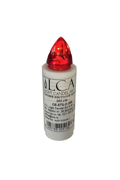 LCA Set 2 x Candela Electronica Rezerva, Alba, 365 Zile