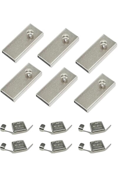 STARSTAR 6-piece set of magnetic sewing rails in silver
