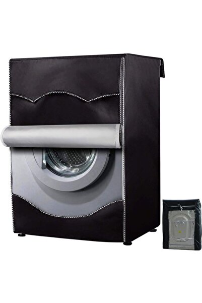 STARSTAR Washing machine cover, drum dustproof and waterproof, 85cm, black.