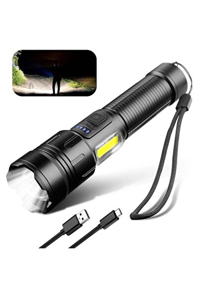 STARSTAR 1000-1200lm COB USB flashlight waterproof.