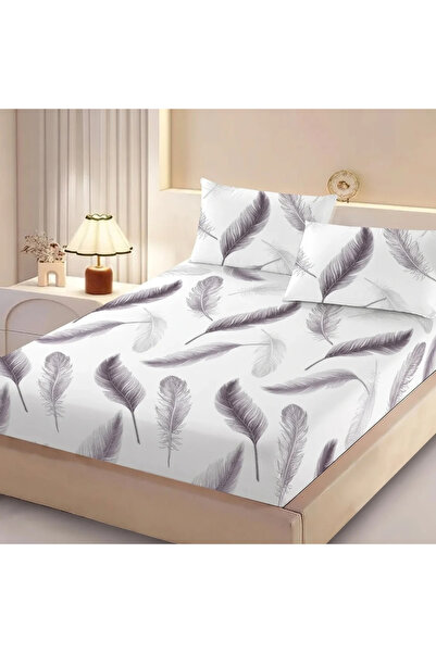 TextiLici Set Husă de pat cu elastic, FixOnBed, 160 x 200 cm, bumbac, 2 fete ...