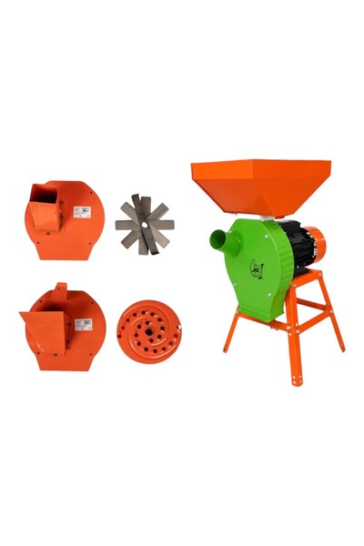 COBI SMART® Set moara electrica cereale 4 in 1, 3.9 kW, 3200 rpm, 300 kg/h, s...