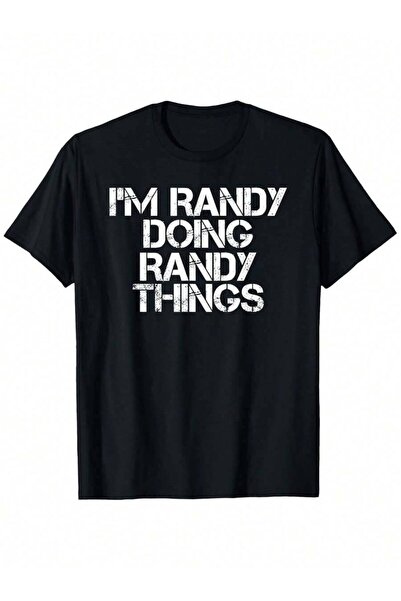 21JNRY Men's Funny "I'M DOING RANDY THINGS" T-Shirt - Retro Humor Gift Idea S...