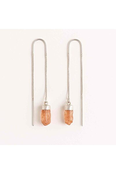 craftmystic Cercei lungi din argint 925 cu topaz imperial - Eleganta si energ...