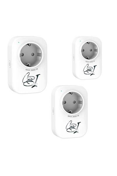 COBI SMART® Set 3 x prize inteligente SMARTPLUG EA9 WiFi, 16A, 3680W, control...