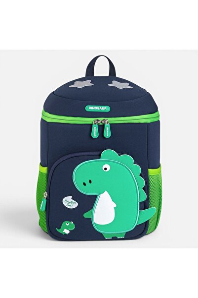 Zâna Casei Rucsac anatomic din neopren cu dinozauri pentru copii