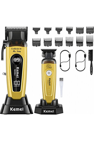 RGV Kemei 90.4 90.5 Saç Sakal Set 2 li Combo Traş Makinesi