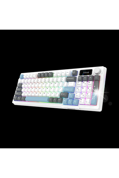 AQIRYS Tastatură mecanică 96%/95 taste cu fir ATRIA albă