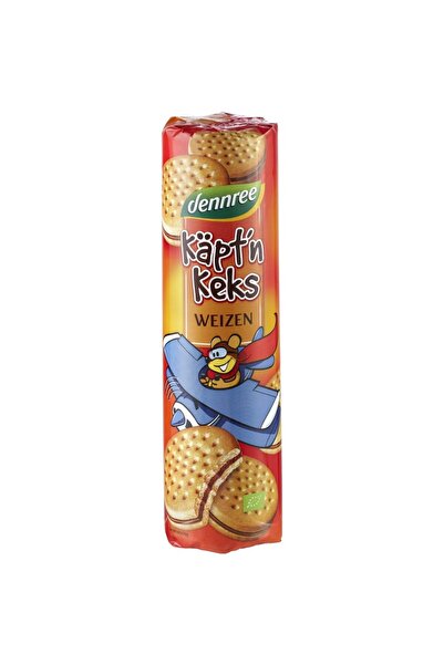 Dennree Biscuiti din grau umpluti cu crema de cacao,