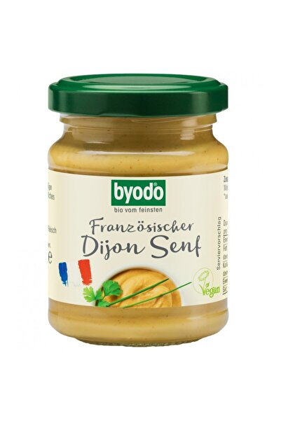 Byodo Muștar Dijon bio, fără gluten, 125ml