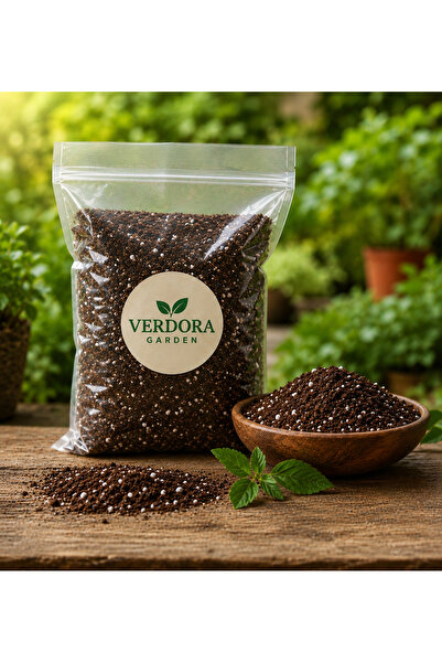 VerdoraGarden İthal Torf Perlit Karışımlı 5 Litre | Saksı ve İç Mekan Bitkile...