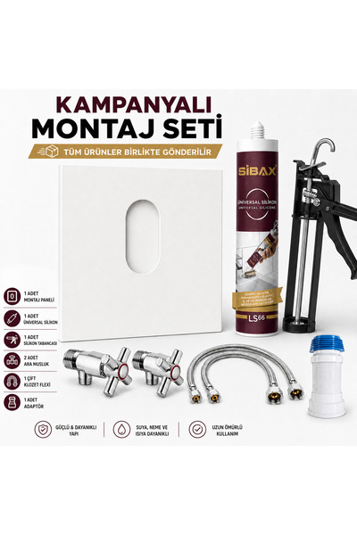 ALATURKA TUVALETİ KLOZETE ÇEVİRME SETİ