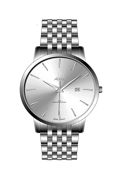 Adec Ag24101-1 Steel Case with Calendar and Numerals Japanese 3 Atm Waterproo...