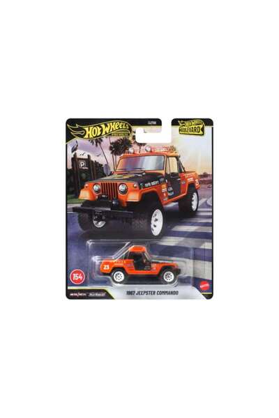 HOT WHEELS Mașină model la scară 1:64: Jeepster Commando 1967, Portocaliu