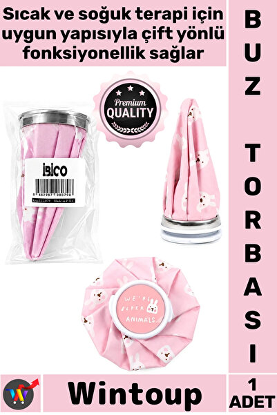 Wintoup # Ice Pink Stylish Rabbit Patterned Reusable Ice Bag with Leak-Proof ...