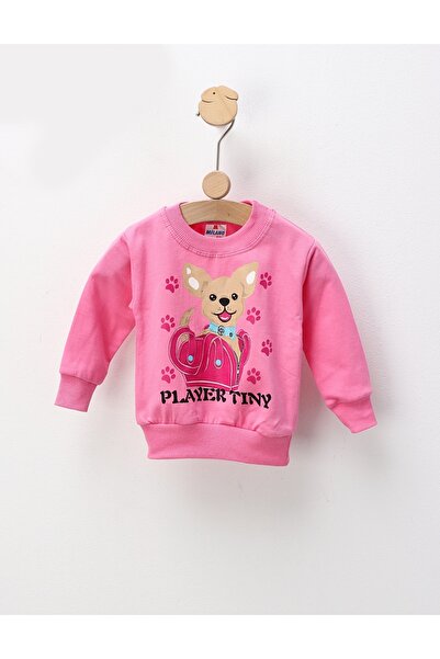 MiniKids Bluza flausata roz catelus by FDY