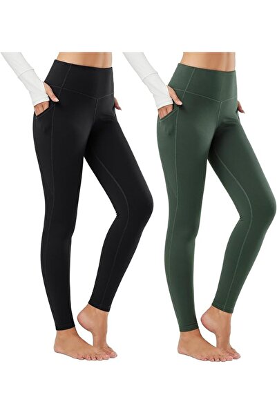 BALEAF Women's Fleece Lined Leggings Winter Yoga Leggings Thermal High Waiste...