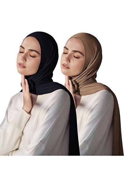 GENERAL Solid Hijab Scarf,Polyester Head Wrap Long Muslim Headscarf for Women...