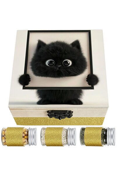 LoreBebe Set Cadou Prima Baita cu Nasii LoreBebe, Cutie lemn cu 10 ingredient...